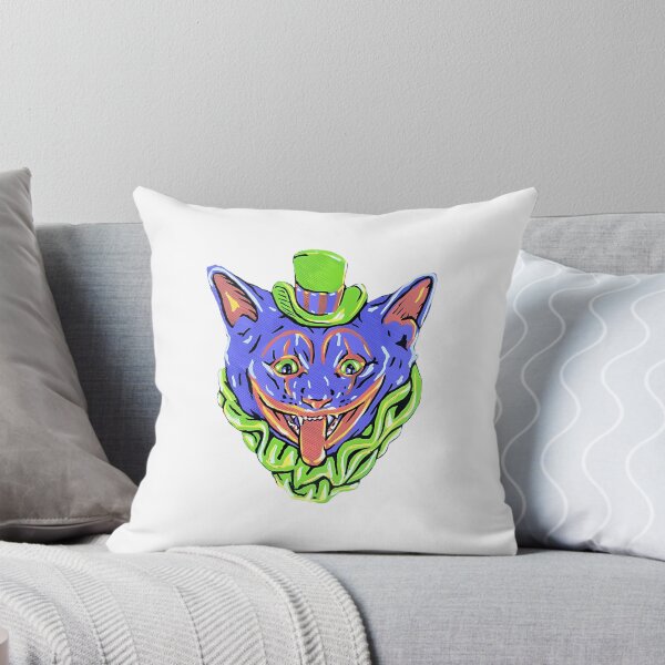 Item preview, Scary Clown Cat designed and sold by SonoBoberArt.