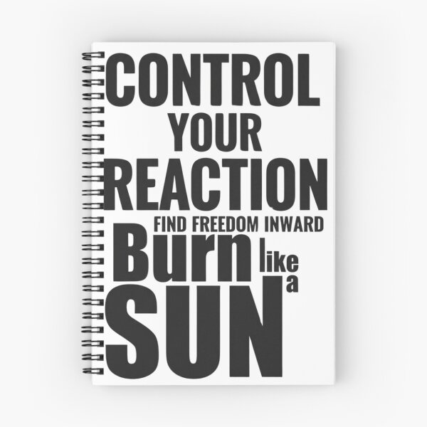 Item preview, Control Your Reaction Minimalist Stoic Virtue T-Shirt Design designed and sold by Mind-Over-Mood.