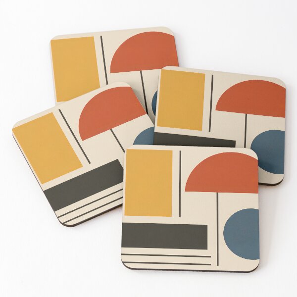 Item preview, Mid Century Modern Abstract Geometric Retro Design Art designed and sold by PinUpPizzazz.