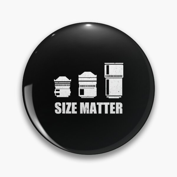 Item preview, Camera Lens Size Matter - Funny Photography Gift designed and sold by madeahezamrin.