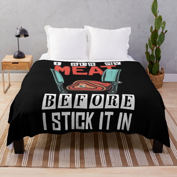 Item preview, I Rub My Meat Before I Stick It In Summer BBQ designed and sold by DaviCardosoMelo.