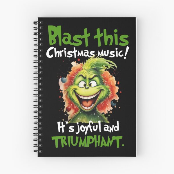 Item preview, Grinch Christmas Music – Funny Joyful Holiday Art Design designed and sold by Hadley Murphy.