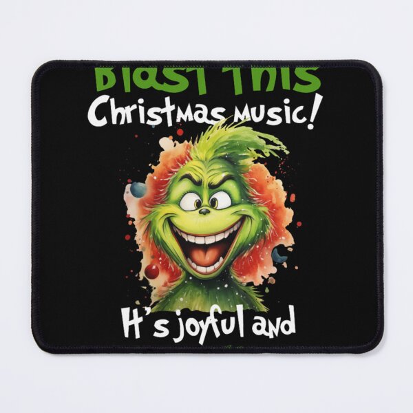 Item preview, Grinch Christmas Music – Funny Joyful Holiday Art Design designed and sold by Hadley Murphy.