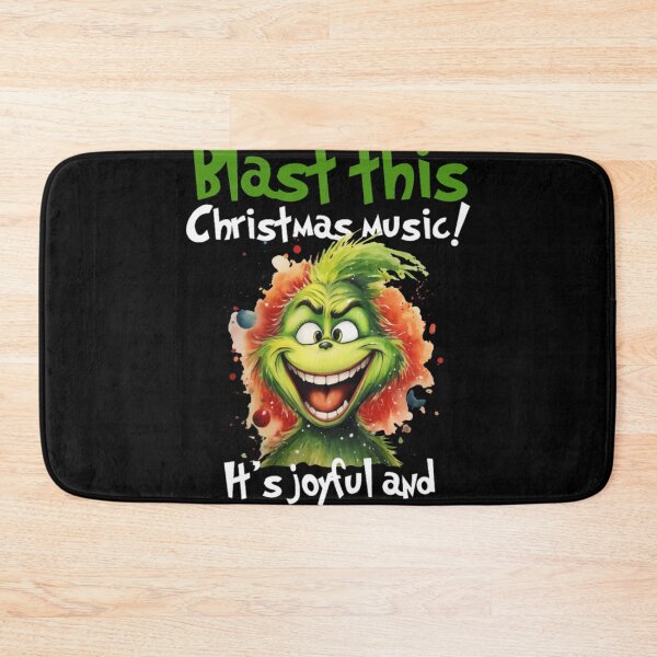 Item preview, Grinch Christmas Music – Funny Joyful Holiday Art Design designed and sold by Hadley Murphy.