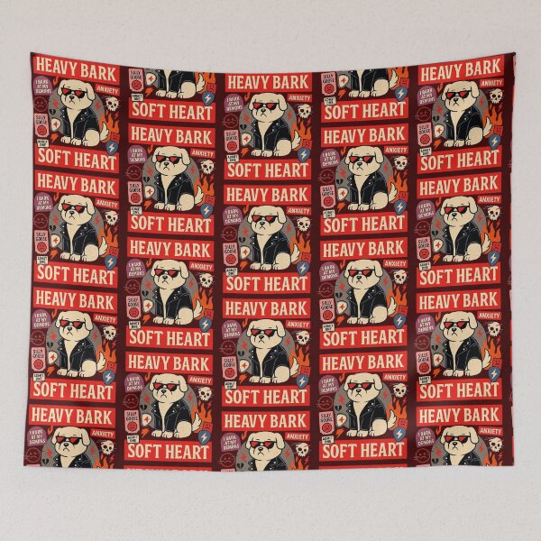 Item preview, Heavy Bark – Soft Heart Emotional Protective Dog Design designed and sold by SanPedroArt.
