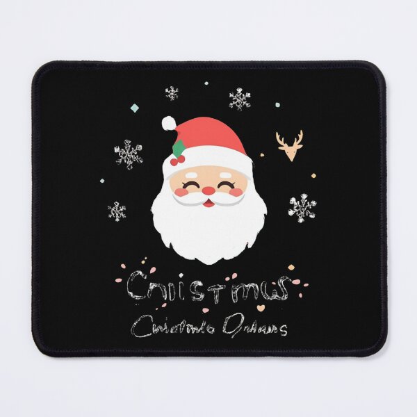 Item preview, Joyful Santa Claus With Snowflakes And Reindeer Silhouette For Christmas Greeting Card Design designed and sold by KanDa-Shop.