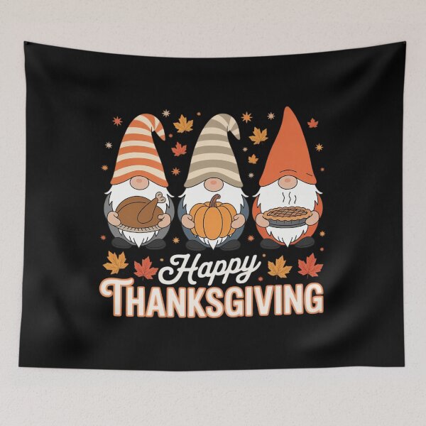 Item preview, Happy Thanksgiving Gnomes Turkey Day Family Dinner designed and sold by Moon-Ape.