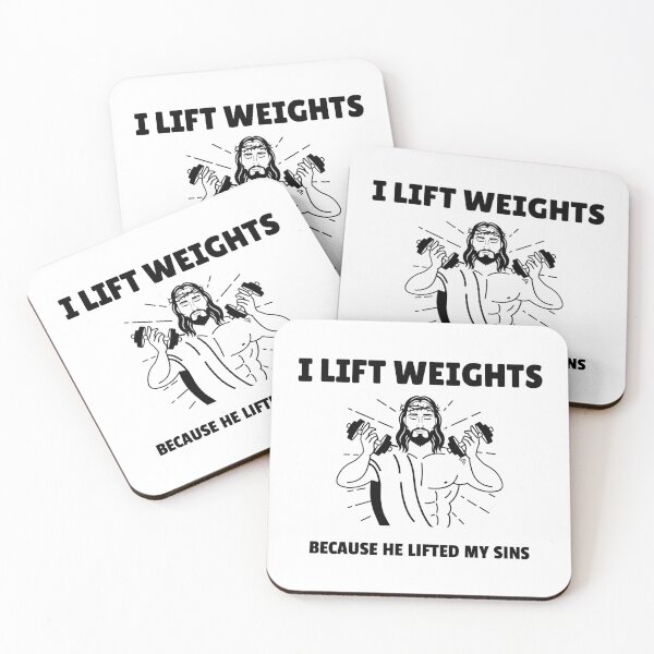 Item preview, I Lift Weights Because He Lifted My Sins  designed and sold by GavinsGarage.