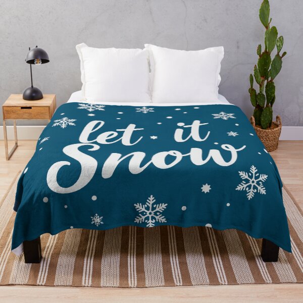 Item preview, Let It Snow – Winter Blue Design designed and sold by LitaBarc.