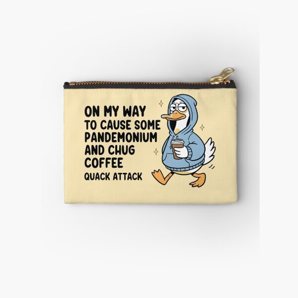 Item preview, On My Way to Cause Pandemonium & Chug Coffee designed and sold by cozy corner co. .