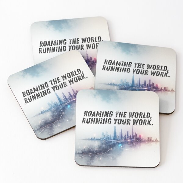 Item preview, Roaming the world, running your work. designed and sold by SoulPressPrints.