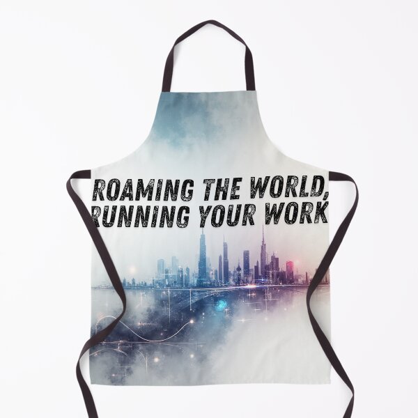 Item preview, Roaming the world, running your work. designed and sold by SoulPressPrints.
