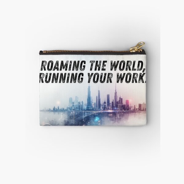 Item preview, Roaming the world, running your work. designed and sold by SoulPressPrints.