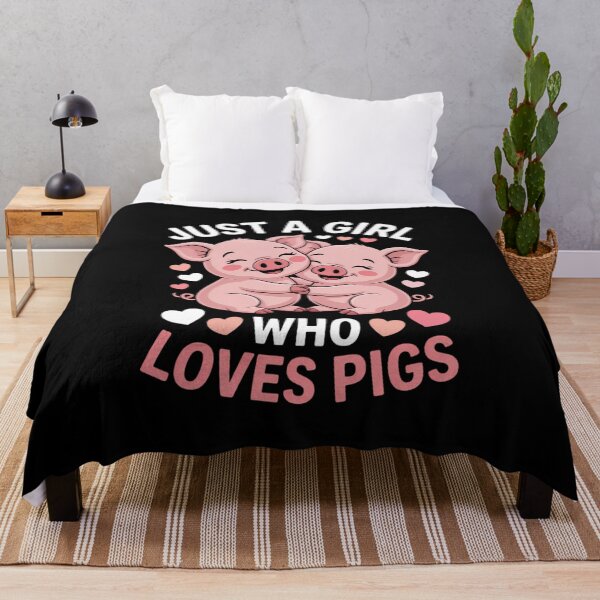 Item preview, Just A Girl Who Loves Pigs Kids Girls designed and sold by VENOM0RIOT.
