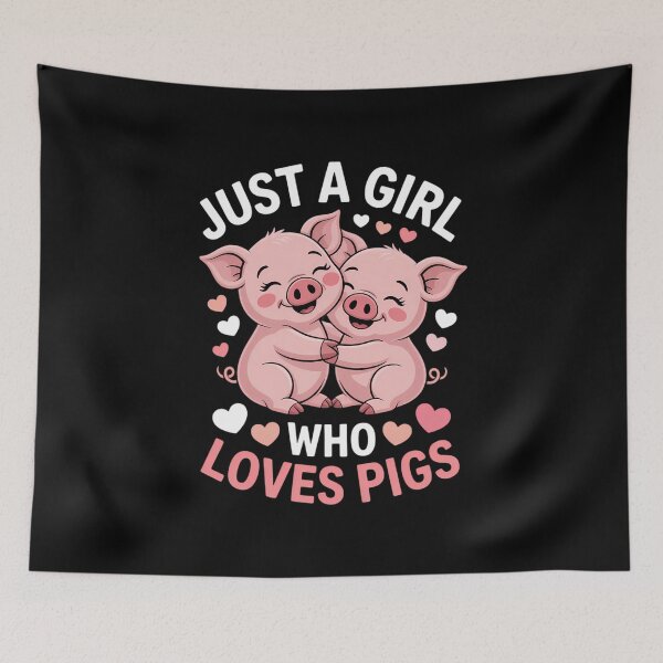 Item preview, Just A Girl Who Loves Pigs Kids Girls designed and sold by VENOM0RIOT.