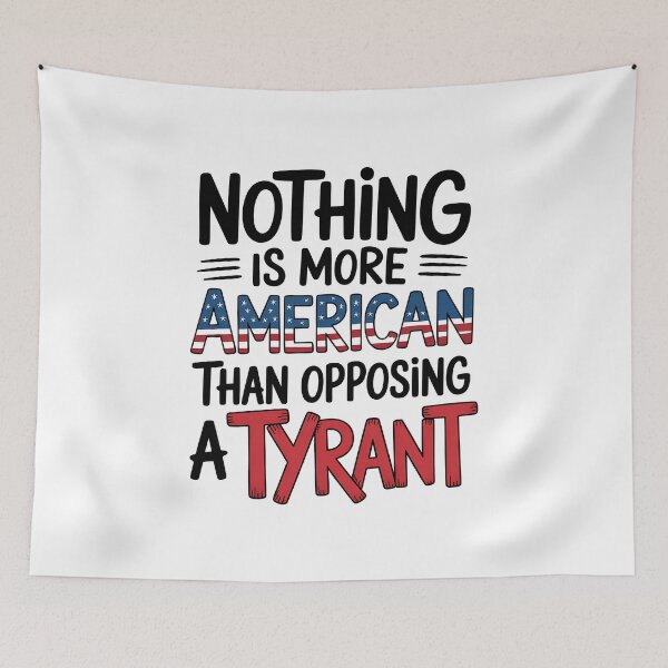 Item preview, Nothing is more American than Opposing A Tyrant - NO KINGs designed and sold by BakeryDozen.