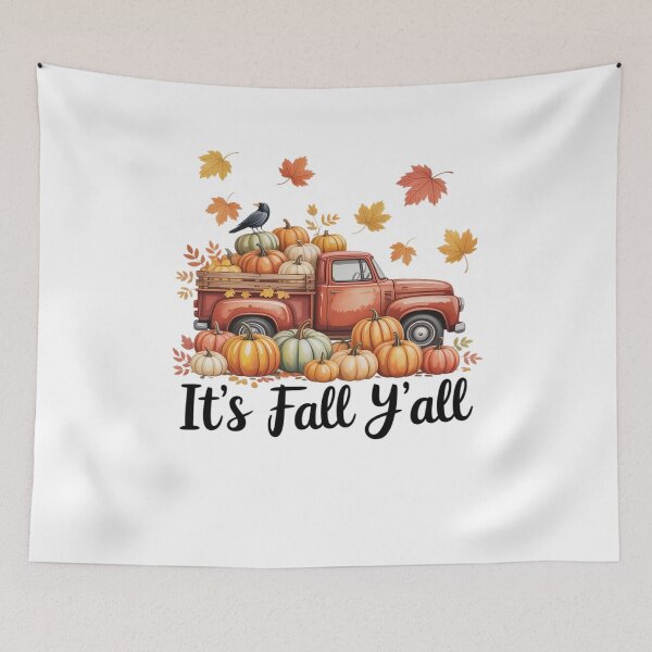 Item preview, It's Fall Y'all Pumpkin Maple Farm Truck Autumn Fall designed and sold by AmparoBoyle.