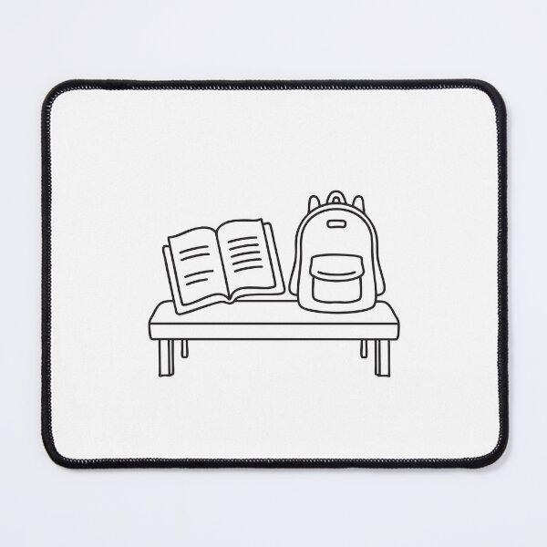 Item preview, A textbook open on a bench beside a backpack designed and sold by rasagamastore.
