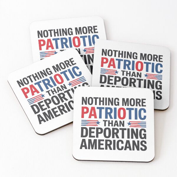 Item preview, Nothing more Patriotic than deporting Americans - NO KINGs designed and sold by BakeryDozen.