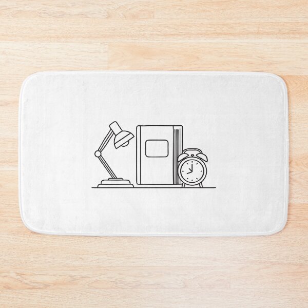 Item preview, A textbook placed beside a lamp and alarm clock designed and sold by rasagamastore.