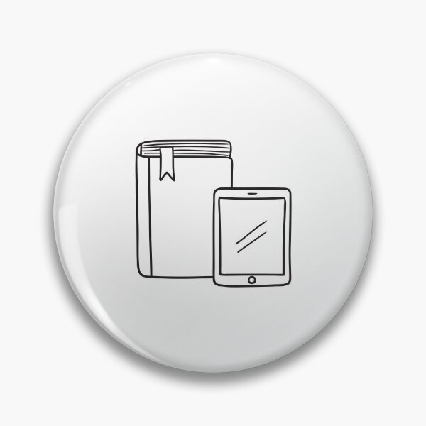 Artikelvorschau, Ein Lehrbuch mit Lesezeichen neben einem Tablet-Gerät entworfen und verkauft von rasagamastore.