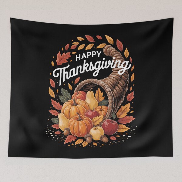 Item preview, Happy Thanksgiving designed and sold by Moon-Ape.