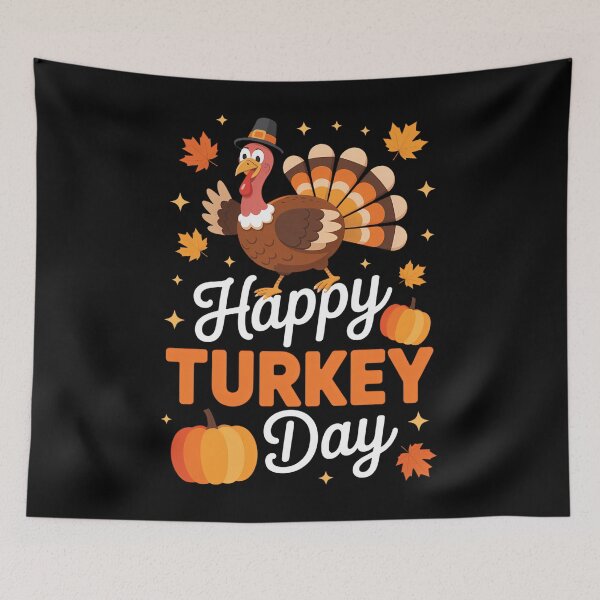 Item preview, Happy Turkey Day Men Women Kids Fall Autumn Thanksgiving designed and sold by Moon-Ape.