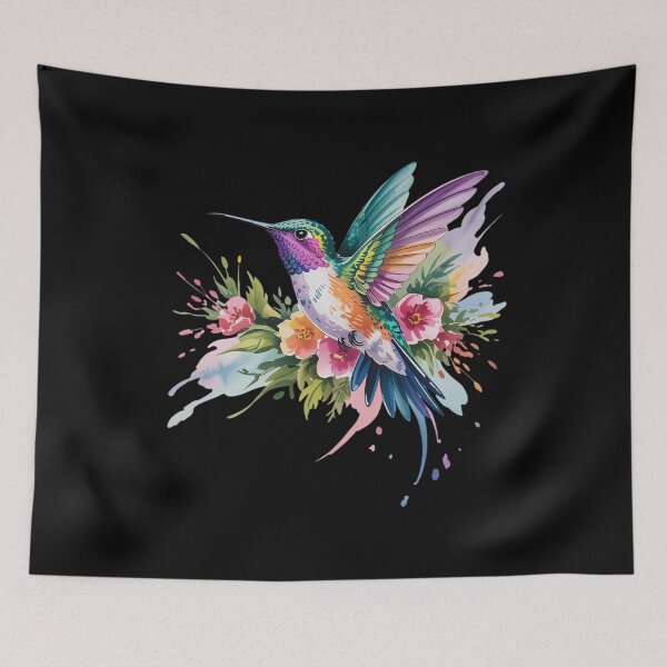 Item preview, Hummingbird, Spring Floral designed and sold by AmparoBoyle.