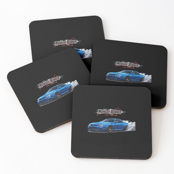 Item preview, Midnight Runner JDM Car T-Shirt | Retro Japanese Street Racing Art designed and sold by nhstaruna.