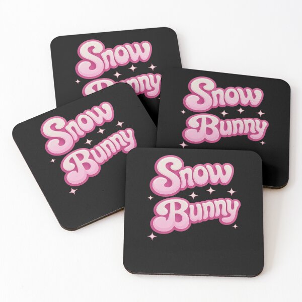 Item preview, Hot Pink Aesthetic Ski Lover Winter Wonderland Snow bunny designed and sold by HaileyRobel.