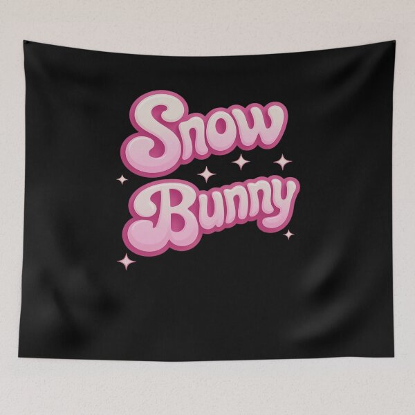 Item preview, Hot Pink Aesthetic Ski Lover Winter Wonderland Snow bunny designed and sold by HaileyRobel.