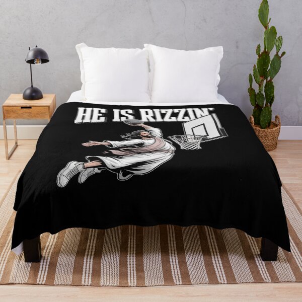 Item preview, He Is Rizzin Funny Jesus Basketball designed and sold by AmparoBoyle.