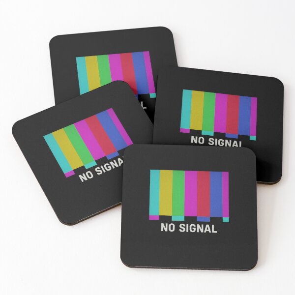 Item preview, No Signal – Retro TV Color Bars designed and sold by BoldApparel.