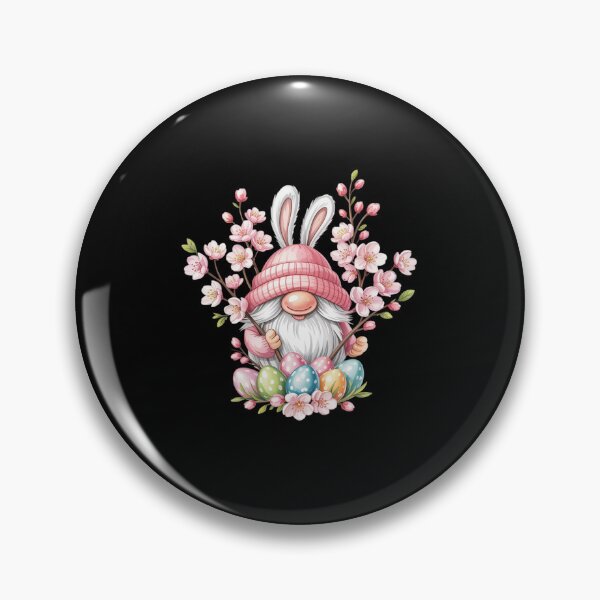Item preview, happy easter gnomes hello spring blossom floral designed and sold by RayArmstrong.