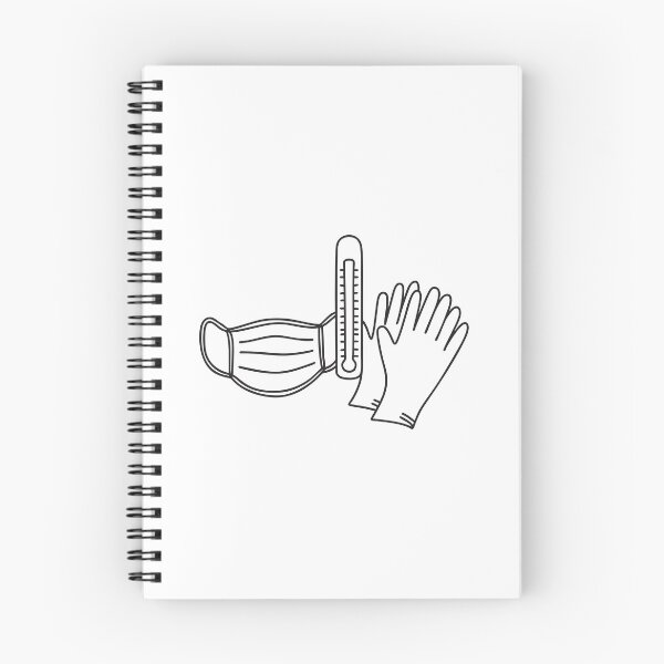 Item preview, A thermometer resting near gloves and a mask designed and sold by rasagamastore.