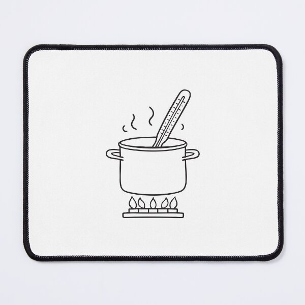 Item preview, A thermometer sticking out of a pot on a stove designed and sold by rasagamastore.