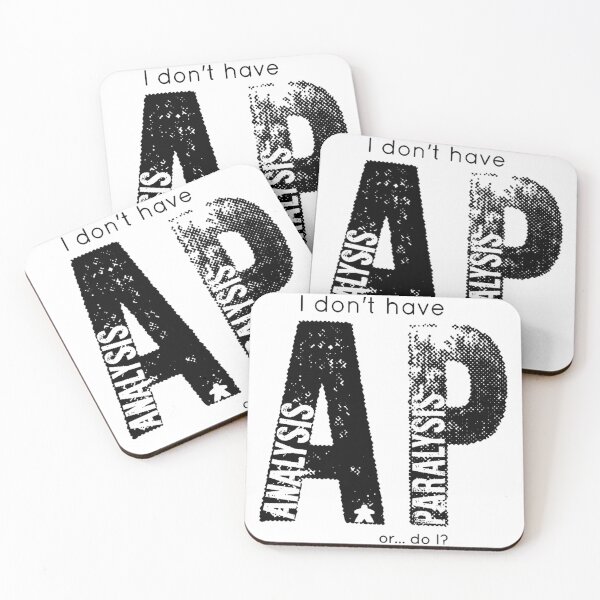 Item preview, Analysis Paralysis Black Print  designed and sold by revealmade.