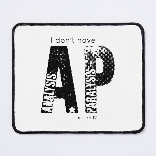 Item preview, Analysis Paralysis Black Print  designed and sold by revealmade.