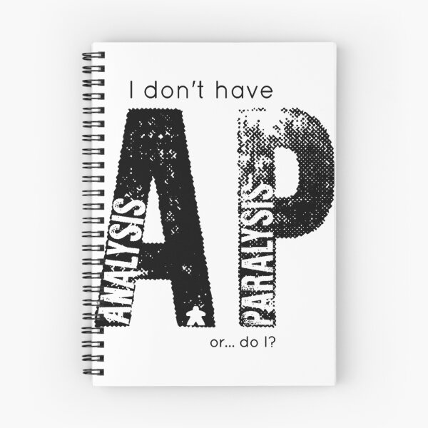 Item preview, Analysis Paralysis Black Print  designed and sold by revealmade.