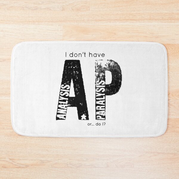 Item preview, Analysis Paralysis Black Print  designed and sold by revealmade.