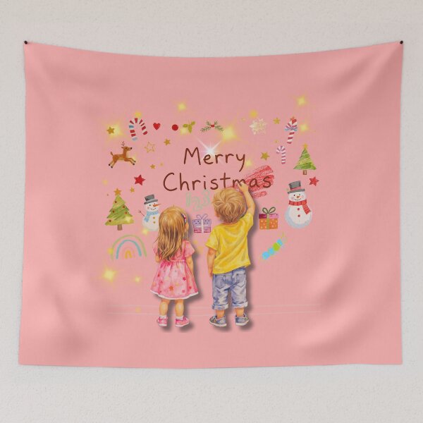 Item preview, Cute Kids Decorating for Christmas designed and sold by Chengfresh.