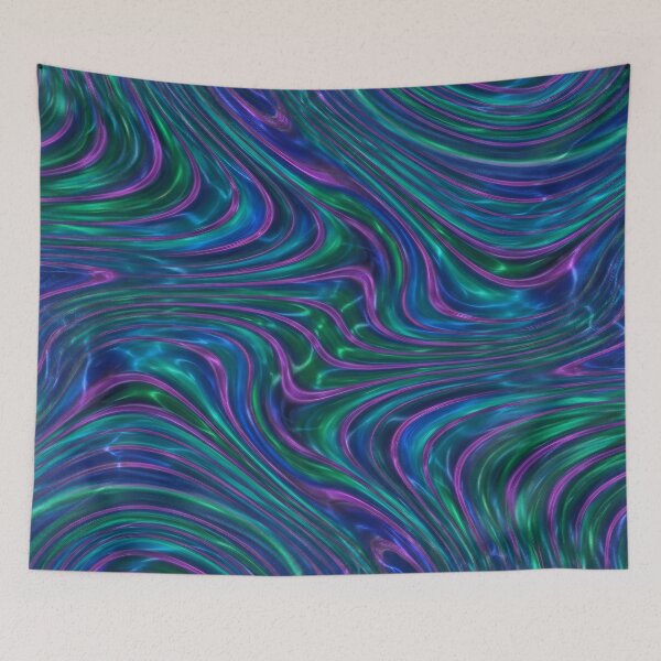 Item preview, Iridescent Wave Flow Pattern designed and sold by Kaleidoscope Print.