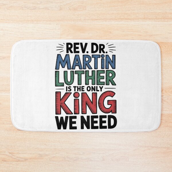 Item preview, Rev Dr Martin Luther is the Only King We need - NO KINGs designed and sold by BakeryDozen.