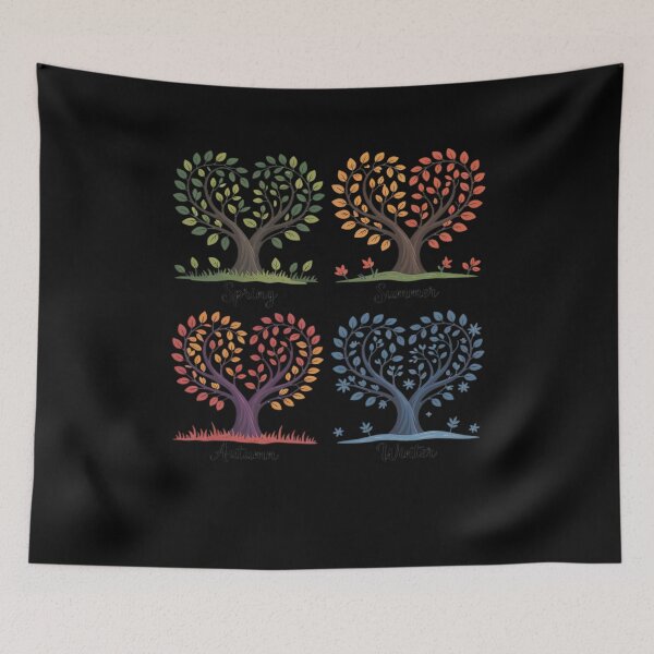 Item preview, Four Seasons Tree Nature-Inspired Heart Shaped Heart Tree designed and sold by RayArmstrong.
