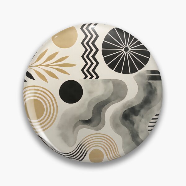 Item preview, Mid Century Modern Abstract Geometric Retro Design Art designed and sold by PinUpPizzazz.