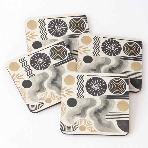Item preview, Mid Century Modern Abstract Geometric Retro Design Art designed and sold by PinUpPizzazz.
