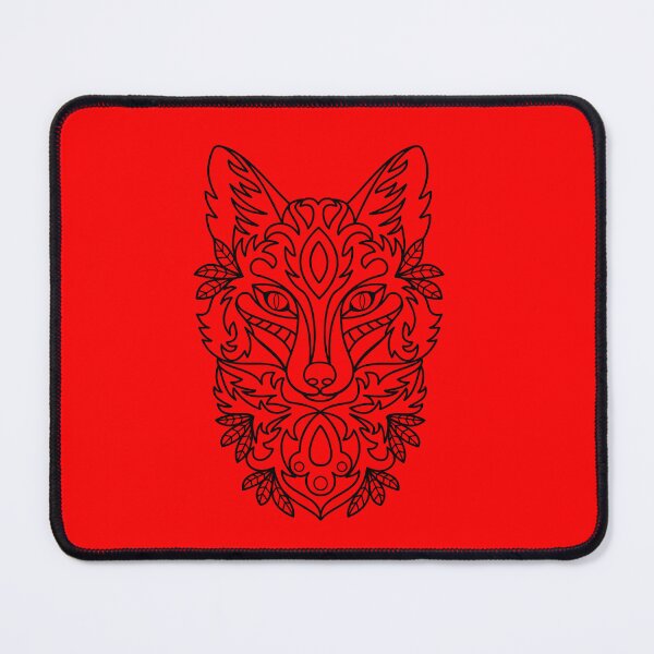 Item preview, Tribal Fox Mask Line Art Design designed and sold by NxtGenDesigns.