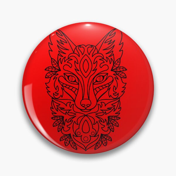 Item preview, Tribal Fox Mask Line Art Design designed and sold by NxtGenDesigns.