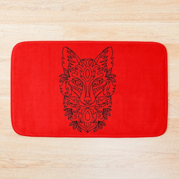 Item preview, Tribal Fox Mask Line Art Design designed and sold by NxtGenDesigns.