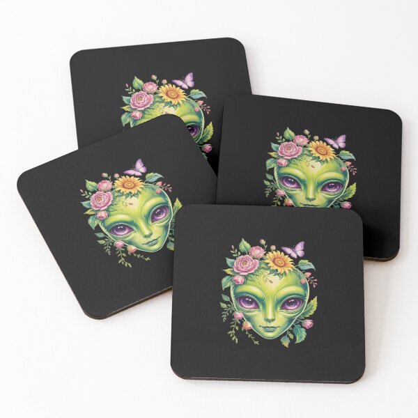 Item preview, Floral Alien Spring Nature Alien Lovers designed and sold by khorbiasieno.